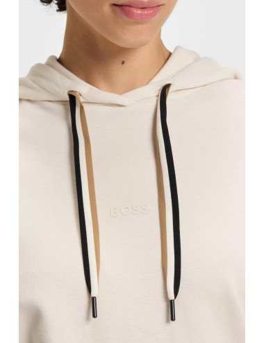 Sweat à capuche Regular avec cordons à rayures emblématiques