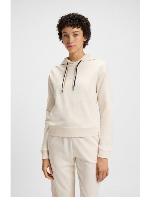 Sweat à capuche Regular avec cordons à rayures emblématiques