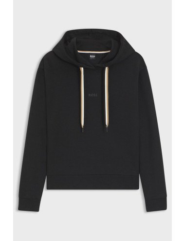 Sweat à capuche Regular avec cordons à rayures emblématiques