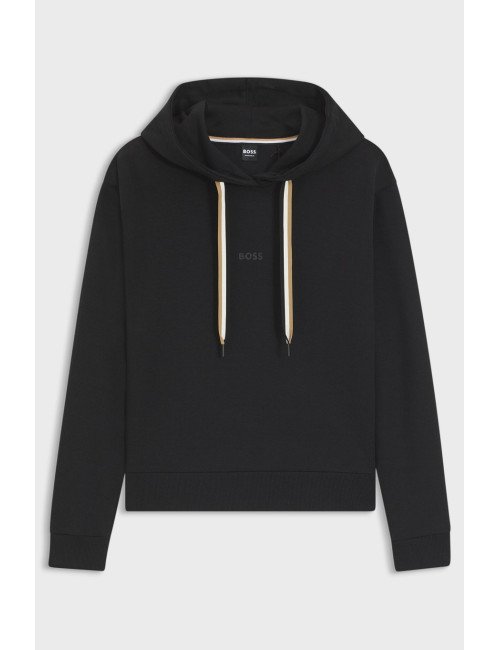 Sweat à capuche Regular avec cordons à rayures emblématiques