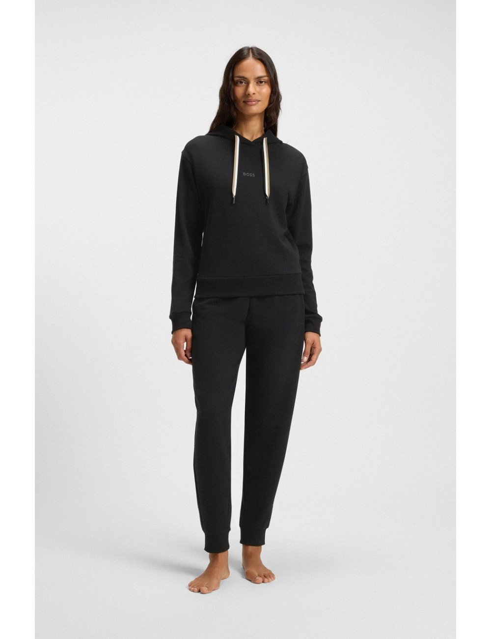 Pantalon de survêtement resserré au bas des jambes avec cordons à rayures emblématiques