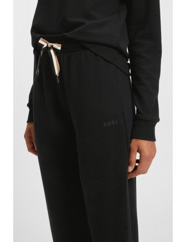 Pantalon de survêtement resserré au bas des jambes avec cordons à rayures emblématiques