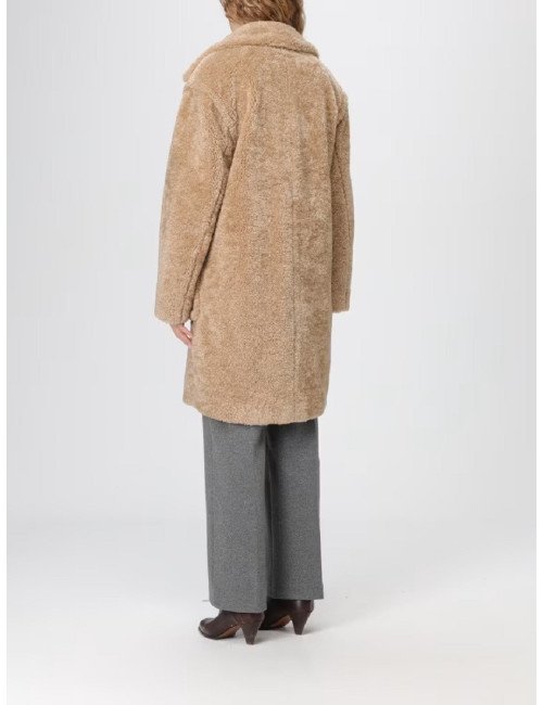 Manteau en peluche avec col ajustable