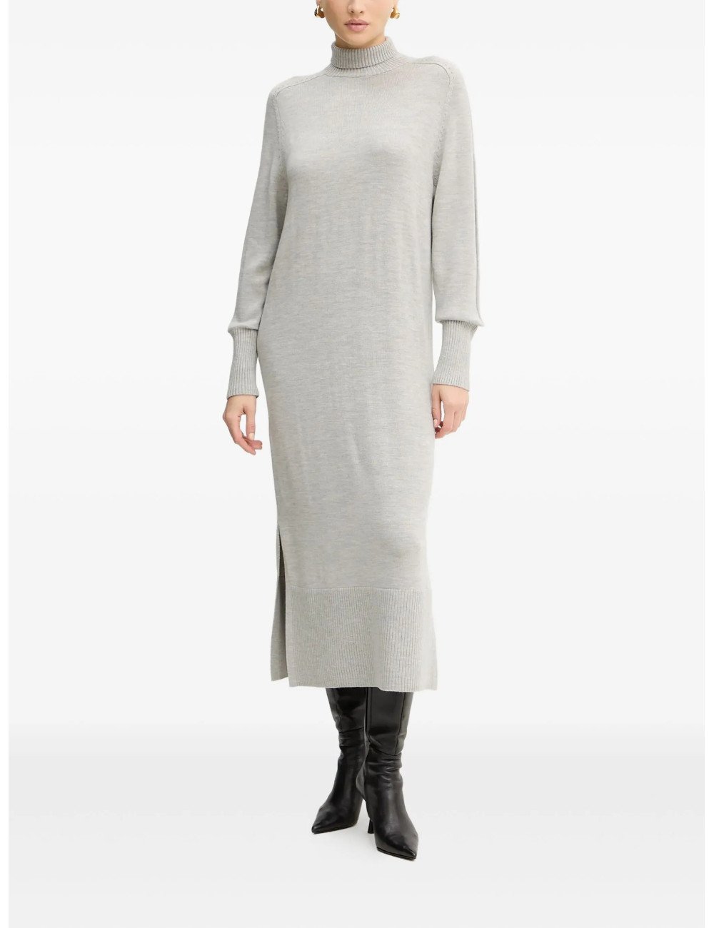 FAGLIATELLE - Robe pull - GRIS