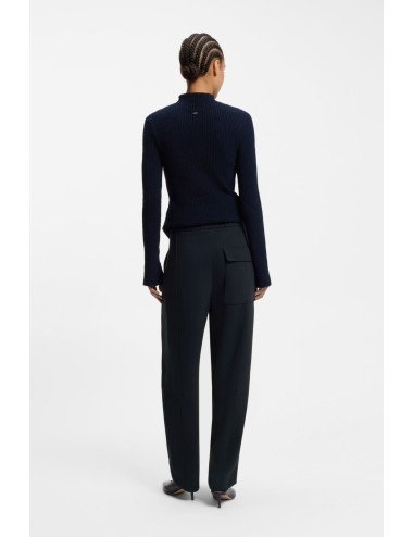 Pantalon Relaxed en crêpe infroissable