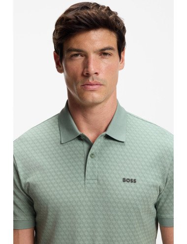 POLO HOMME BOSS 50554591-TURQUOISE