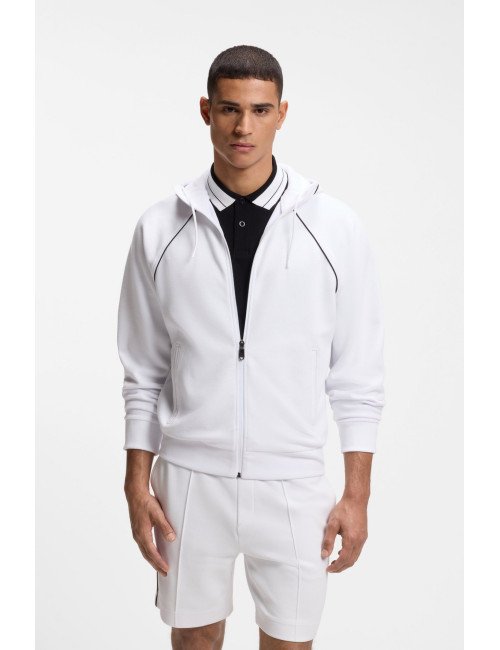 SWEAT HOMME BOSS SW-JOIN SAGGY-50553557-BLANC