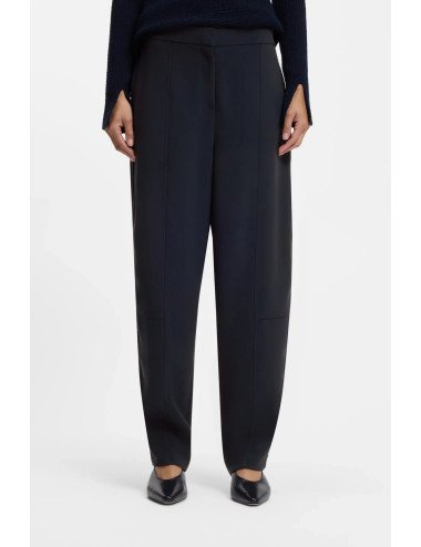 PANTALON MODERNE INFROISSABLE BOSS FEMME -50553966-MARINE