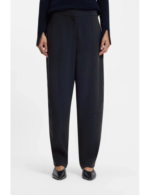 PANTALON MODERNE INFROISSABLE BOSS FEMME -50553966-MARINE