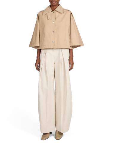 CAPE FEMME BOSS 50551838-CAMEL