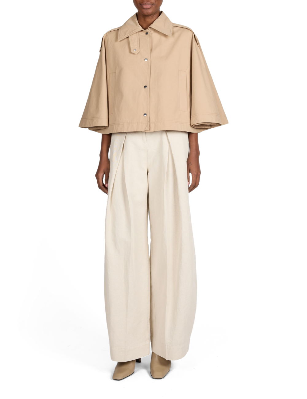 CAPE FEMME BOSS 50551838-CAMEL