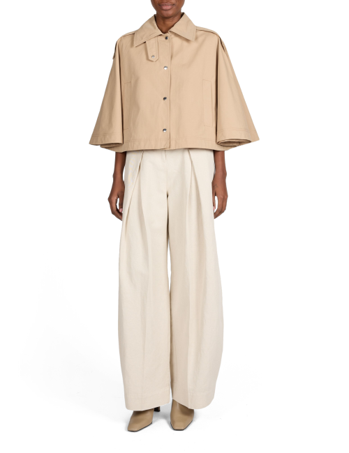 CAPE FEMME BOSS 50551838-CAMEL