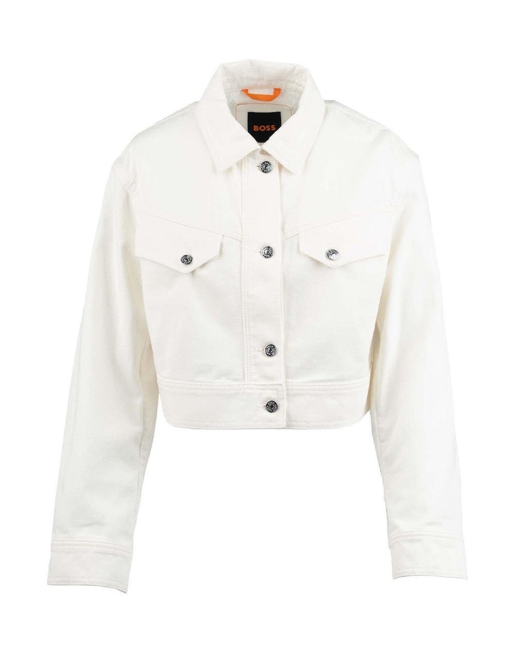 VESTE JEANS BOSS FEMME 50538575-BLANC