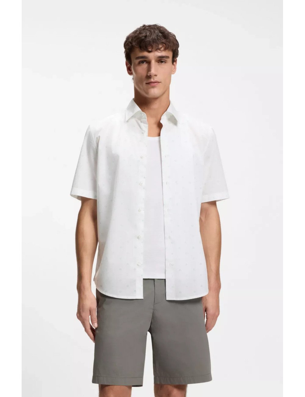 CHEMISE  BOSS HOMME ST-MOTION S 10263169 01-50555951-BLANC