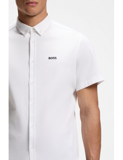 CHEMISE  BOSS HOMME ST-MOTION S 10263169 01-50555951-BLANC