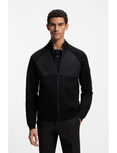 BLOUSON HOMME BOSS 50553792-NOIR
