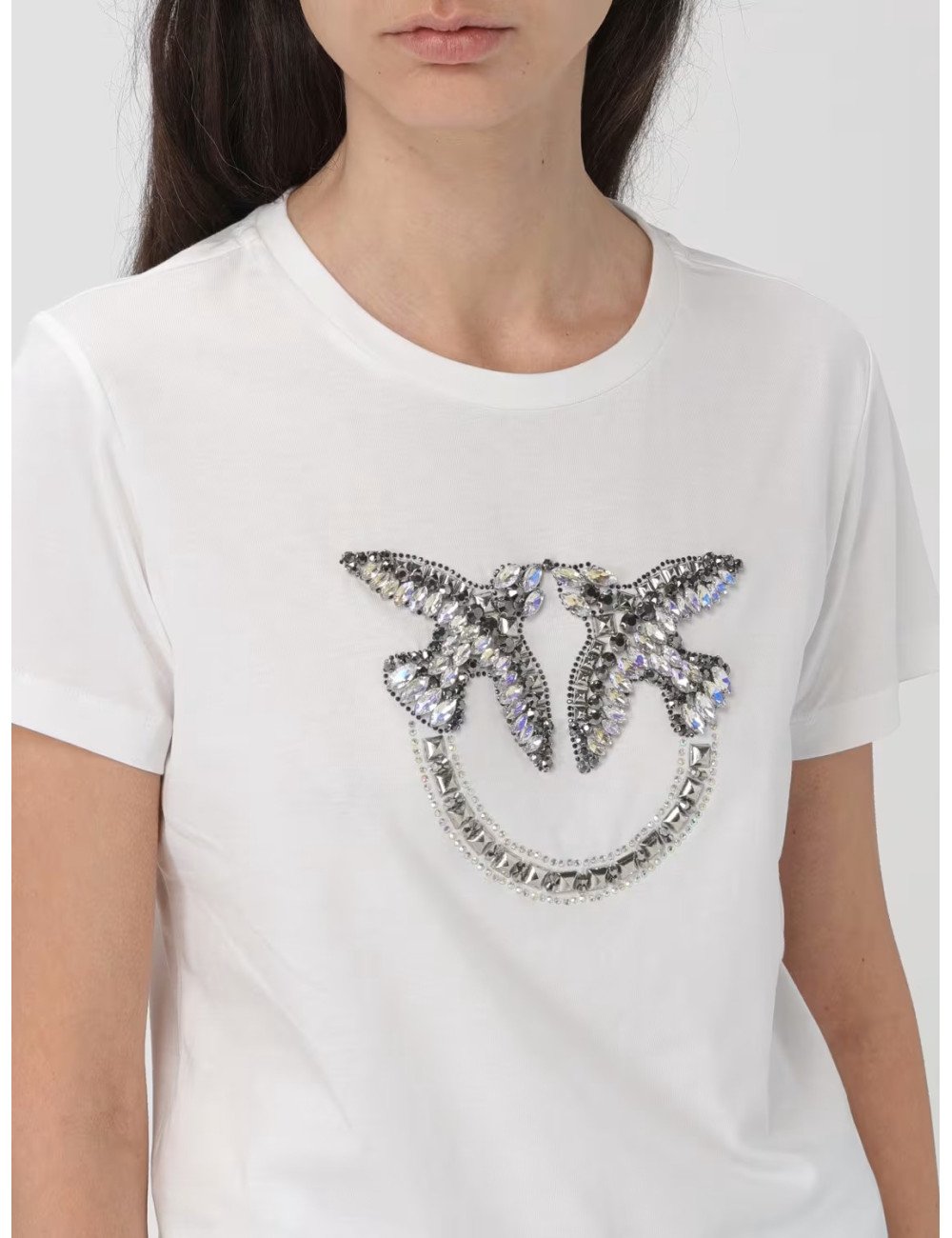 T-SHIRT FEMME PINKO-100535-A1R7-NOIR