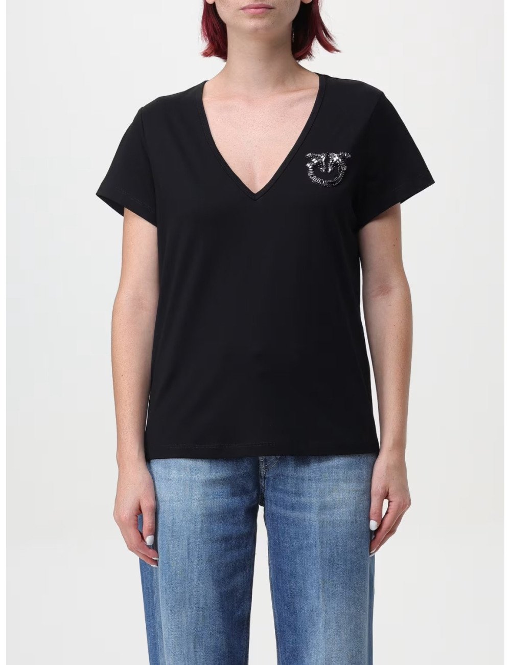 T-SHIRT FEMME PINKO-100372-A1R7-BLACK