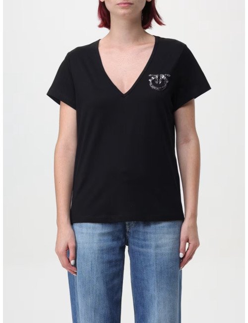 T-SHIRT FEMME PINKO-100372-A1R7-BLACK