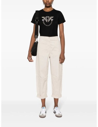 T-SHIRT FEMME PINKO-100535-A1R7-BLANC