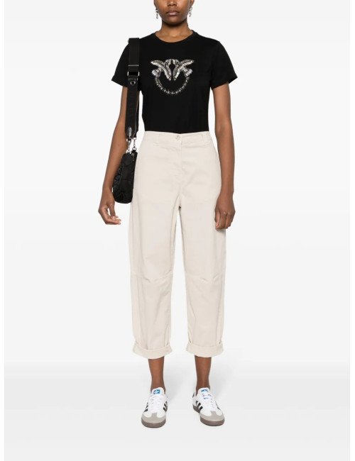 T-SHIRT FEMME PINKO-100535-A1R7-BLANC