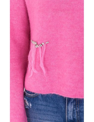 PULL FEMME TWINSET ACTITUDE 232AT3161-ROSE