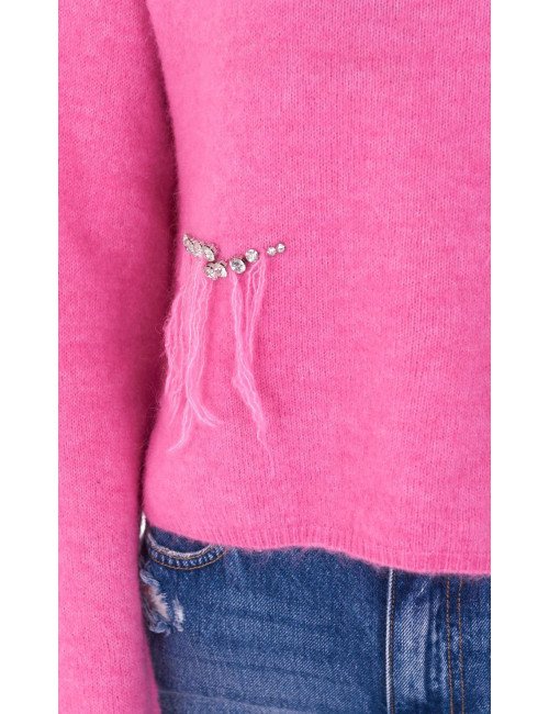 PULL FEMME TWINSET ACTITUDE 232AT3161-ROSE