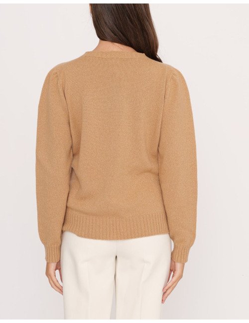 PULL FEMME TWINSET 232TT3203-CAMEL