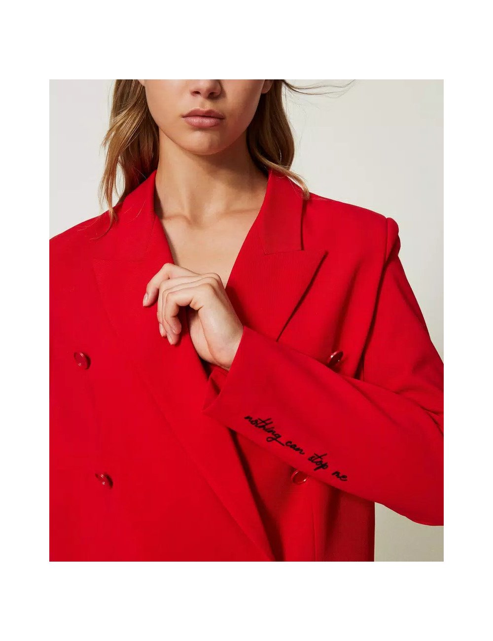 VESTE FEMME TWIN SET ACTITUDE 232AAT2031-ROUGE