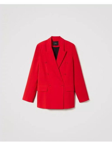 VESTE FEMME TWIN SET ACTITUDE 232AAT2031-ROUGE