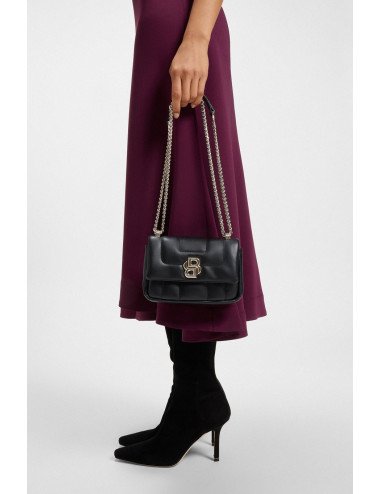 Sac à bandoulière matelassé avec finition à monogramme Double B