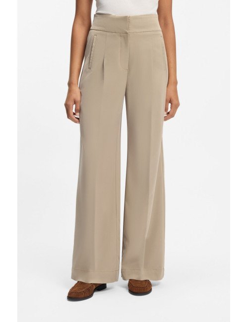 PANTALON FEMME BOSS 50558096-CAMEL