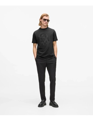 T-SHIRT HOMME KARL LAGERFELD 755036-562221-MARINE