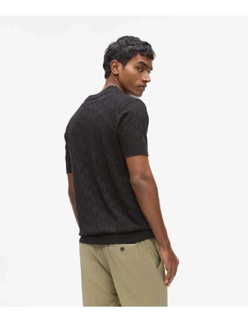 POLO HOMME KARL LAGERFELD 655005-562301-NOIR