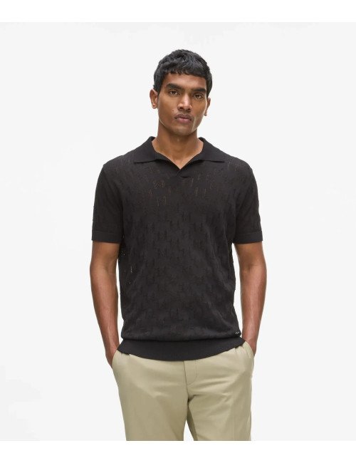 POLO HOMME KARL LAGERFELD 655005-562301-NOIR