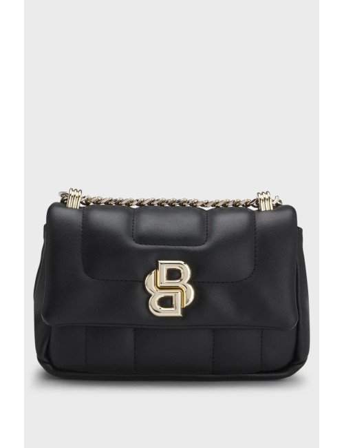 Sac à bandoulière matelassé avec finition à monogramme Double B