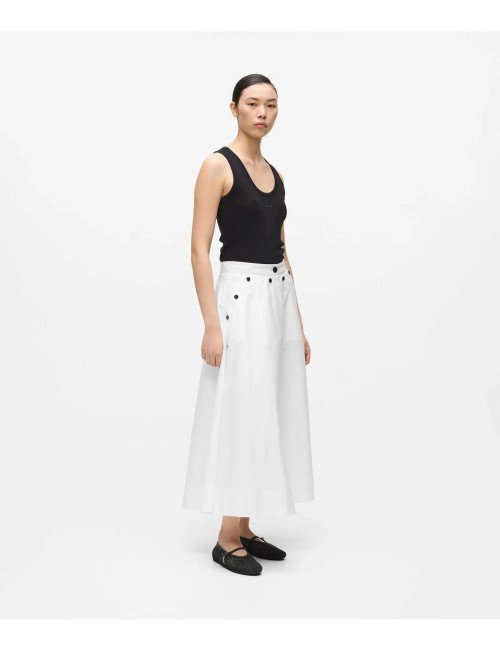 JUPE FEMME KARL LAGERFELD B2W12004-BLANC