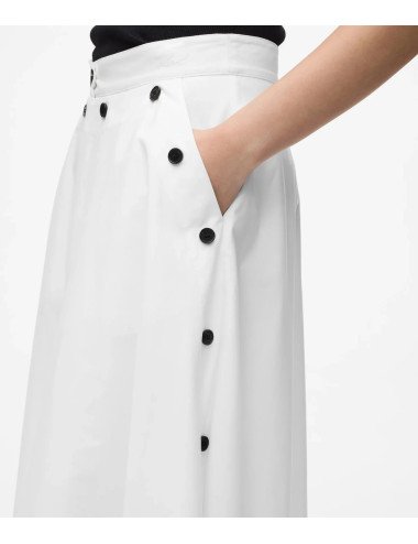 JUPE FEMME KARL LAGERFELD B2W12004-BLANC