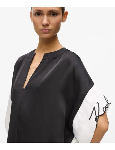 ROBE FEMME KARL LAGERFELD B2W13016-NOIR