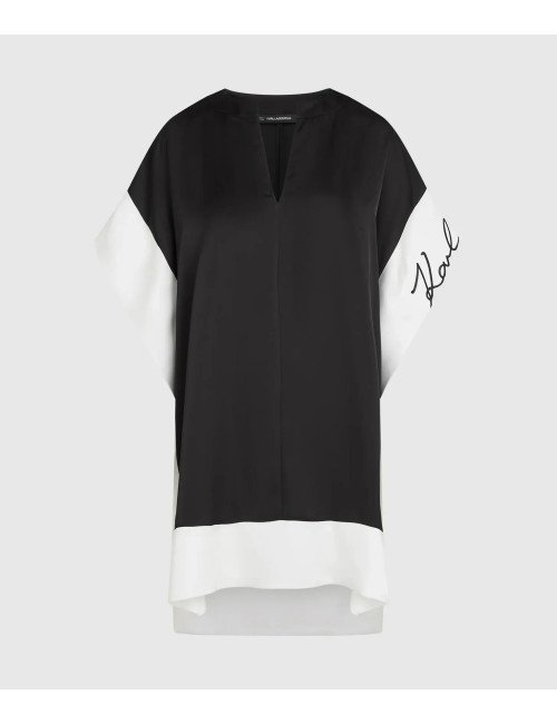 ROBE FEMME KARL LAGERFELD B2W13016-NOIR