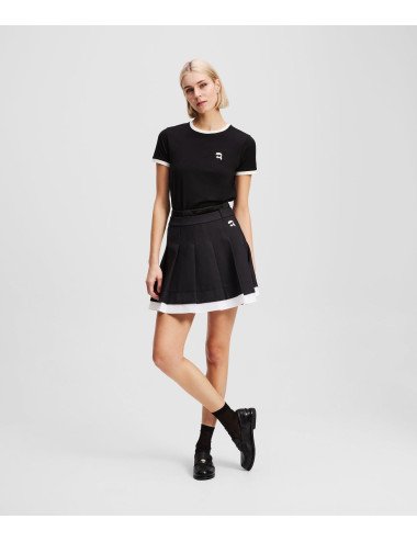 IKON PLEATED MINI SKIRT