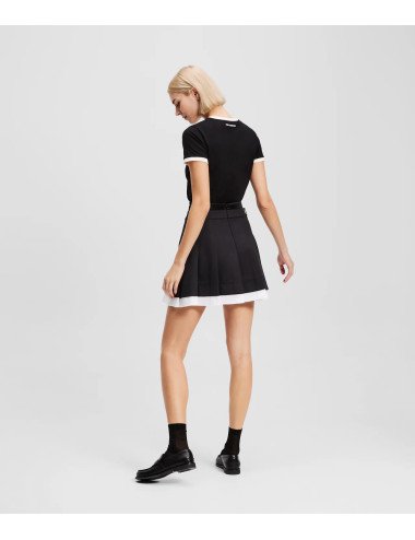 IKON PLEATED MINI SKIRT