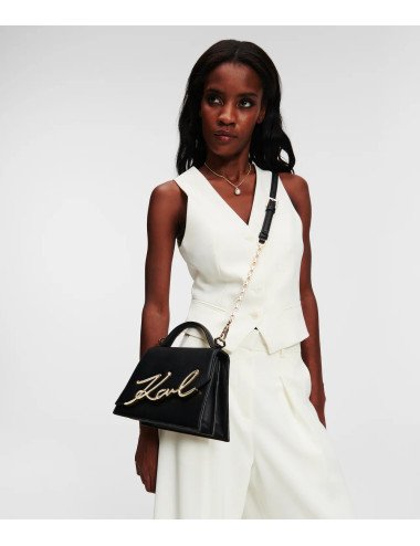 SAC BANDOULIÈRE DE TAILLE MOYENNE K/SIGNATURE